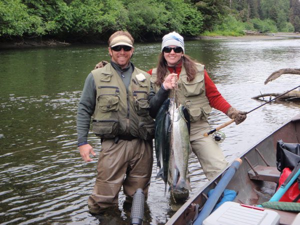 Couple Fishing in the Situk River